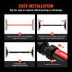 Pullup Bar Chinup Situp Push Up Horizontal Door Shoulder Fitness Chest Abs Workout Back Exercise Indoor Gym 200kg 70 To 100cm Adjustable Locking System