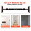 Pullup Bar Chinup Situp Push Up Horizontal Door Shoulder Fitness Chest Abs Workout Back Exercise Indoor Gym 200kg 70 To 100cm Adjustable Locking System