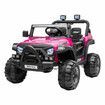 Electric Ride On Car Kids Vehicle Toy Childrens Off Road Jeep Truck with Parental Remote Control MP3 Flashing Lights 2.4G Dual Openable Door