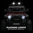 Electric Ride On Car Vehicle Toy Off Road Remote Control Jeep Truck for Kids Children 2.4G MP3 Flashing Lights Dual Openable Door