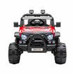 Electric Ride On Car Vehicle Toy Off Road Remote Control Jeep Truck for Kids Children 2.4G MP3 Flashing Lights Dual Openable Door