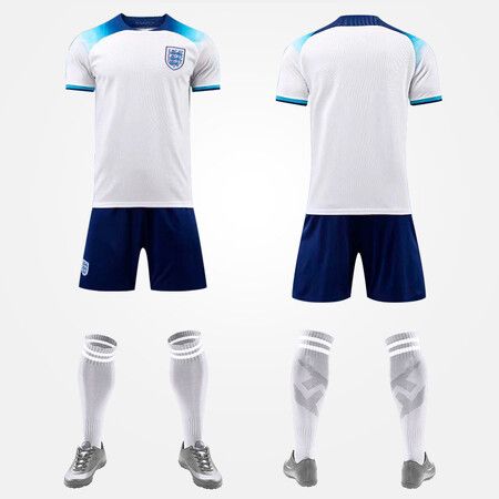 Size L England World Cup Sport Host Stadium Fans Supporter National Team Soccer Footaball Short sleeves T Shirt Trousers Socks