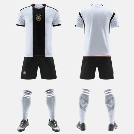 Size 24 Germany World Cup Sport Host Stadium Fans Supporter National Team Soccer Footaball Short sleeves T Shirt Trousers Socks