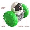 Treat Interactive Dog Toys Dog Treat Puzzle Dispensing Dog Toys Puppy Slow Feeder Toys for Small and Medium Dogs(Green)