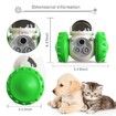 Treat Interactive Dog Toys Dog Treat Puzzle Dispensing Dog Toys Puppy Slow Feeder Toys for Small and Medium Dogs(Green)