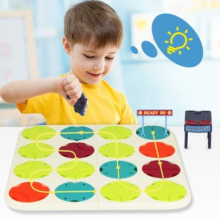Kids Road Maze Montessori Logical Road Builder Game Assembly