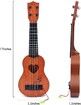 Kids Toy Classical Ukulele Guitar Musical Instrument (Brown)