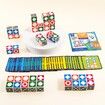 Wooden Matching Games Puzzle Pattern Block Madness Puzzles Board Games Matching Talent Cube Building Sensory Educational Toys for Age 3+