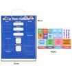 Classroom Calendar Chart Magnetic Preschool Learning Toys Homeschool Supplies Hang on Wall or Fridge Magnetic Blocks