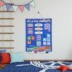 Classroom Calendar Chart Magnetic Preschool Learning Toys Homeschool Supplies Hang on Wall or Fridge Magnetic Blocks