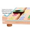 Montessori Wooden Toys Learning Clock Multifunctional Wooden Frog Teaching Clock Calendar Weather Season for Kids Age 3+