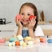 36 PCs Wooden Sorting Stacking Rocks Balancing Stones ,Educational Preschool Learning Montessori Toys, Building Blocks Game for Kids Age3+ Years Boy and Girl Birthday Gifts