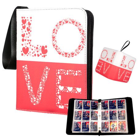 900 Card Binder for Cards Binder 9-Pocket TCG Game Cards PU leather Collection Holder Pocket Folder Gift For Kids