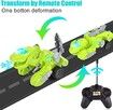Transforming Dinosaur Toys, Remote Control Transforming Dinosaur Car Toy, Green
