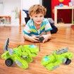 Transforming Dinosaur Toys, Remote Control Transforming Dinosaur Car Toy, Green