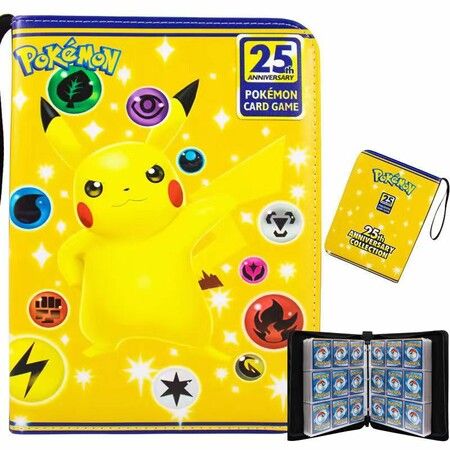 900 Cards Case Binder Pokemon Card TCG Game Cards PU leather Collection Holder Pocket Folder Gift For Kids