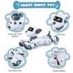 RC Robot Electronic Dog Pets Programmable Interactive Smart Dancing Walking Voice Control Gifts for Kids Age 3+(Blue)