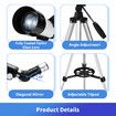 Astronomical Telescope 40070 Space Adults Kids Beginner Astronomy Monocular 70mm Aperture 400mm Fully-Coated High Transmission Coatings