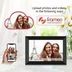 Smart WiFi Digital Photo Frame,10.1 Inch IPS LCD Touch Screen, Auto-Rotate Portrait and Landscape, 16GB Memory, Share Moments Instantly via Frameo App from Anywhere