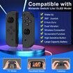 Joy Cons for Switch Controllers,Replacement with Wireless Nintendo Switch Controller,L/R Controllers for Switch Joycons Support Motion Control/Dual Vibration/Wake-up/Screenshot (Black)