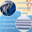 Hooded Towel for Babys Toddlers, Boys Girls 2 to 5 Years, Cotton Wrap,Pool Beach Swim Bathroom Child Cover ups Astronaut Theme