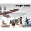 Devanti 52'' Ceiling Fan AC Motor w/Timer w/Remote - Dark Wood