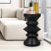 Levede Side Table End Bedside Nightstand Geometric Shape Stool Steel Top 35CM