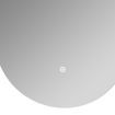 EMITTO LED Wall Mirror Oval Anti-fog Bathroom Mirrors Makeup Light 50x75cm