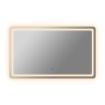 EMITTO LED Wall Mirror Anti-fog Bathroom Mirrors Makeup Light 100x70cm