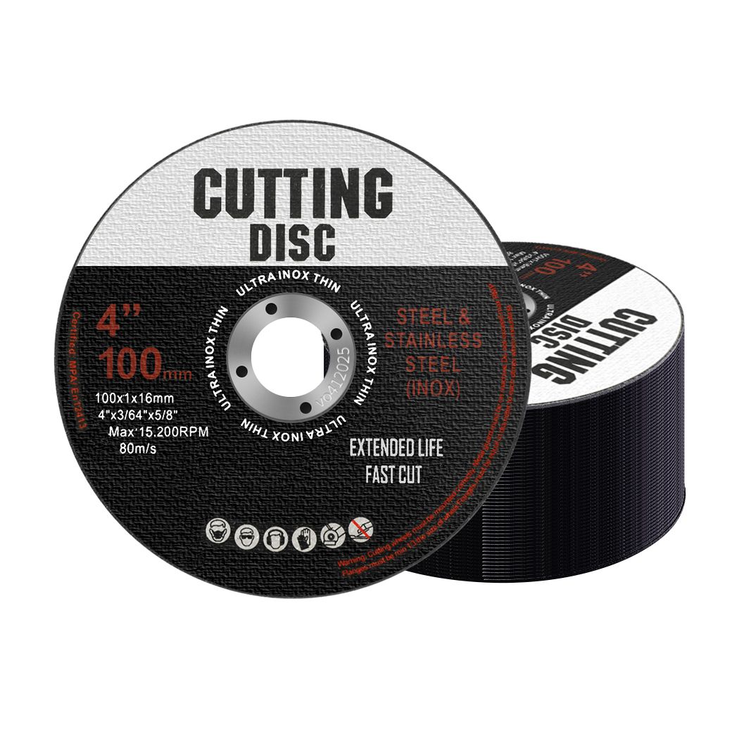 Traderight Cutting Discs 4" Thin Cut Off Wheel Steel Metal Angle Grinder 100mm