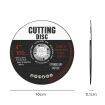 Traderight Cutting Discs 4" Thin Cut Off Wheel Steel Metal Angle Grinder 100mm