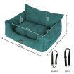 L Size Pet Car Seat Travel Bed in Green