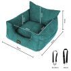 M Size Pet Car Seat Travel Bed in Green