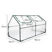 Levede Greenhouse Flower Garden Shed PVC Cover Frame Film Tunnel Green House