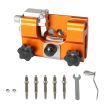 Traderight Portable Chainsaw Sharpener Jigs With 5 Grinding Head Tool Manual Chain Saws