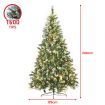 Christabelle 2.4m Pre Lit LED Christmas Tree with Pine Cones