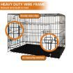 Royale 36in Foldable Pet Wire Dog Crate - Medium