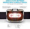 Stocking Stuffer Headlamp Flashlight from 3 LED Adjustable Headband for Hiking Camping Gear