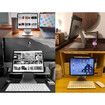 iPad Pro Stand,Adjustable Tablet Holder Magnetic Cradle Mount Dock for Apple iPad Pro 11" 1st/2nd/3rd/4th Generation - Silver