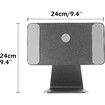 iPad Pro Stand,Adjustable Tablet Holder Magnetic Cradle Mount Dock for Apple iPad Pro 11" 1st/2nd/3rd/4th Generation - Silver