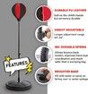 Punching Bag for Kids,Adjustable Kids Punching Bag with Stand,Boxing Bag Set Toy for Boys & Girls,Age 3+ (Red Black)