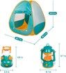 Kids Play Tent,Pop Up Tent with Kids Camping Gear Set,Outdoor Toys Camping Tools Set for Kids