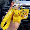 1 Set Pokemon Keychain Accessories, Silicone Cute Kawaii Gift for Boys Girls