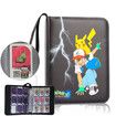 9 Pocket Pokemon Card Binder, 900 Cards Trading Card Binder Holder for Boys Girls Gift 33x27cm