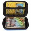 Pokemon Game Card Holder 30 Capacity Zipper Album Hard Case Storage Bag