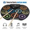 Electronic Drum Pad, Electronic Drum, Durable Travel School for Children Home(Colorful models)