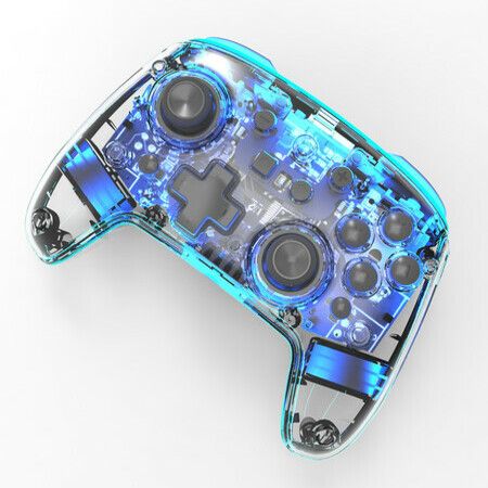 LED Wireless Deluxe Gamepad with RGB Hue Color Lights