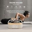 Bluetooth Speaker with Alarm Clock Wireless Charger LED Night Light FM Radio Portable Home Audio