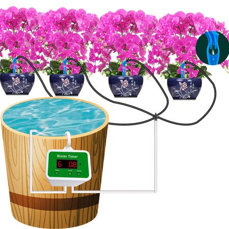 Automatic Watering System, Plant Self Watering System Automatic Drip Irrigation Kit for 6 plants