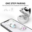 Wireless Earbuds, Touch Control Headset Stereo Sound in-Ear Wireless Earpiece, Bluetooth Earphones with Red Cartoon Charging Case(Husky)